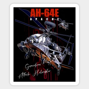 AH-64E Apache Guardian attack helicopter Magnet